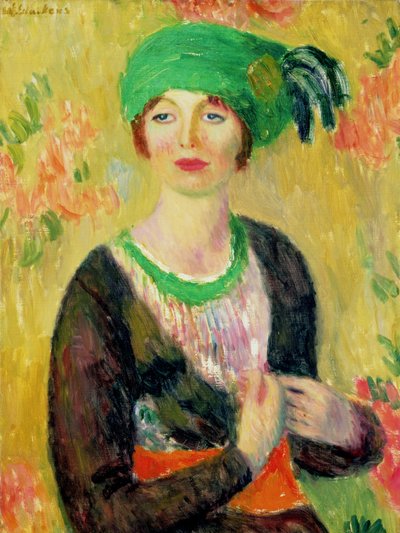 Girl with Green Turban by William James Glackens